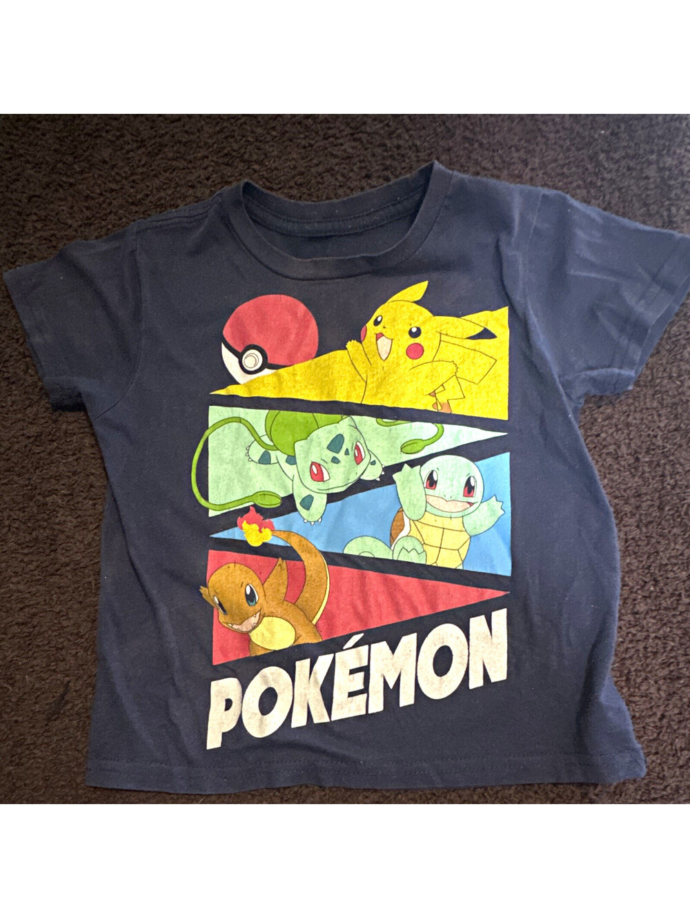 Pokémon Squirtle Charmander Blue Short Sleeve Crew Tee 5 [COPY]